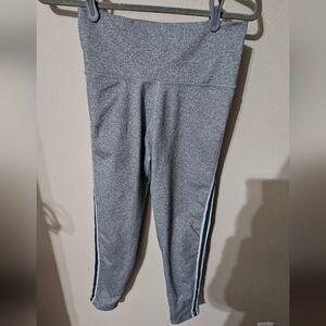Aerie Gray Leggings with Side Stripes